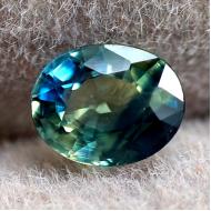 0.5Ct Натуральный полихромный синий сапфир 5*4мм овал