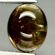 5.38Ct Драгоценный камень Турмалин (Дравит) 10*12мм кабошон