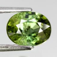 0.76Ct Зеленый турмалин (Верделит) 6*5мм овал