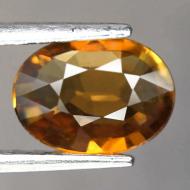 1.14CT Натуральный оранжевый турмалин (дравит) 8.4*6.1мм (овал) 