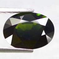 1.96CT Натуральный турмалин зеленый (верделит) 9.3*6.8мм (овал) 