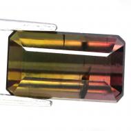4.13CT Натуральный арбузный турмалин 11.1*6.4мм (октагон) 