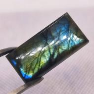 35.8Ct Натуральний лабрадорит 28* 14мм октагон