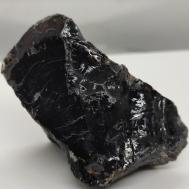 630Ct Величезний натуральний Моріон мінерал без огранки 78*50мм