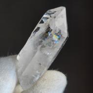 71.3Ct Ct Натуральный Горный Хрусталь кристалл 40*18мм с радужкой