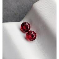 0.4Ct Натуральні Рубіни пара 3мм круг (Відео)