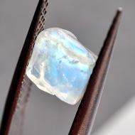 1.77Ct Необработанный радужный Лунный Камень (Адуляр) 6.8*6.8мм 