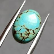 4.05Ct Натуральная Бирюза 14*10мм овал (не прессованная) 