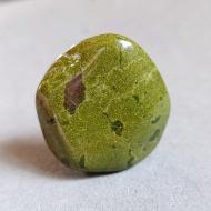 78.6Ct Натуральна зелёная Яшма з Індонезії 29.5*28.5мм