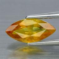 0.9Ct Желтый Сонгеа сапфир 8.8*4.2мм (маркиз) Видео