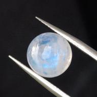 4.95Ct Необработанный лунный камень (Адуляр) круг кабошон 11мм 