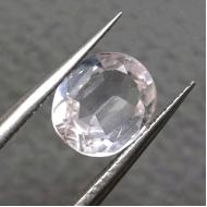 3Ct Натуральный Кунцит сподумен овал 9.6*8.2мм (Видео)