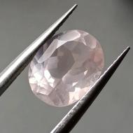 4.36Ct Натуральный розовый кварц класса ААА+ овал 12*9.2мм (Видео)