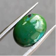 5.75Ct Натуральна Бірюза 13.6*10.2мм (не пресована), овал кабошон 