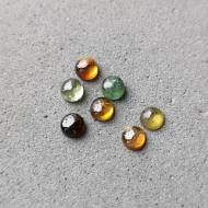 0.28Ct Натуральные Турмалины 3.9мм кабошон Видео