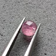 0.3Ct Натуральный розовый Турмалин 4.3мм кабошон Видео
