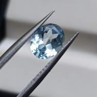 2.05Ct Натуральный топаз Sky Blue 8.8*7мм овал 