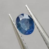 0.35Ct Натуральный синий Цейлонский сапфир 5*3.9мм овал (Видео)