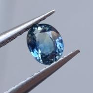 0.46Ct Натуральний поліхромний Цейлонський сапфір 4.64*3.8мм (овал) Відео