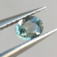 0.5Ct Натуральный полихромный Цейлонский сапфир 5*4мм овал (Видео)