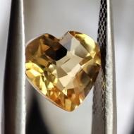 2.03Ct Натуральний цитрин 8.8мм серце Відео