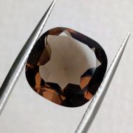 6.4Ct Натуральный раухтопаз 13мм подушка (кушон) Видео