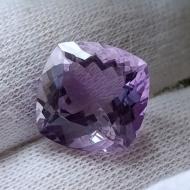 8.8Ct Крупный натуральный аметист 13.2мм кушон Видео