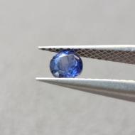 0.34Ct Натуральный сине-голубой сапфир 3.92мм круг 