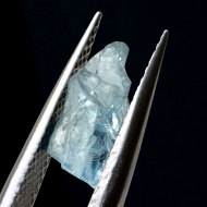 1.55Ct Натуральний необроблений аквамарин 11*5.5мм