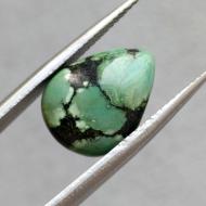 5.5Ct Натуральна зелена Бірюза 14.8*11.3мм (не пресована) кабошон 