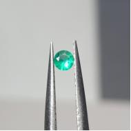 0.085Ct Смарагд натуральний Класу АА++ 3мм круг 