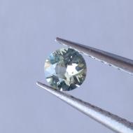 0.26Ct Натуральний світло-зелений сапфір 4.1мм (круг) 