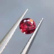 0.32Ct Необроблений Малаві родоліт гранат 4мм круг(Відео)