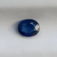0.33Ct Натуральный синий сапфир 4.9*4мм овал 
