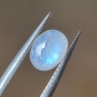 0.62Ct Необработанный лунный камень (Адуляр) овал 6.4*5мм 