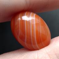 12.8Ct Натуральный Сардоникс 18*13мм овал кабошон