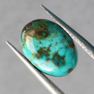 4.78Ct Натуральная голубая Бирюза 14*10мм овал (не прессованная) 