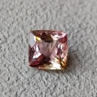 0.62CT Розовый полихромный турмалин рубеллит кушон 5.1мм (Видео)