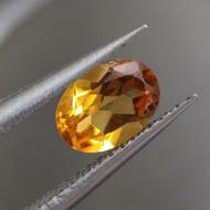 0.75Ct Натуральний цитрин 7*5мм овал 