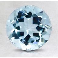 2.25Ct Натуральный Sky blue Топаз 8.1мм круг (Видео)