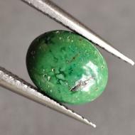2.4Ct Натуральна зелена Бірюза 10*8мм (не пресована), Невада
