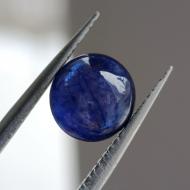 4.18Ct Натуральний сапфір кабошон 9.1*8.7мм Відео