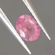 0.67Ct Натуральный розовый Турмалин - Рубеллит 6.4*5мм (овал) 