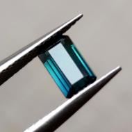 0.72CT Натуральный голубой Турмалин (индиголит) 7.8*4.4мм (октагон) 