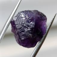 15.6Ct Натуральный необработанный аметист 17.3*14.7мм