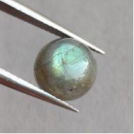 3.85Ct Натуральний лабрадорит 10мм круг кабошон