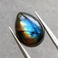 8.8Ct Натуральный лабрадорит (спектролит) 15.6*11.7мм груша