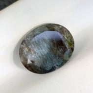 Редкий натуральный черный Аквамарин 3.25Ct 11,2*9.1мм