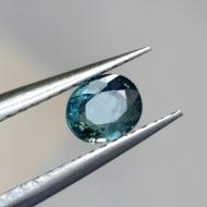0.46Ct Натуральный полихромный Цейлонский сапфир 5.2*4.3мм овал 