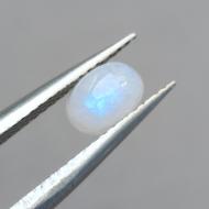 0.9Ct Натуральний чистий Місячний камінь (Адуляр) 6.4*4.5мм овал кабошон